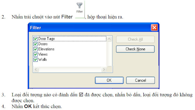 Cách chọn đối tượngk trong Revit 2014 đến 2016 Chon-dtuong-12