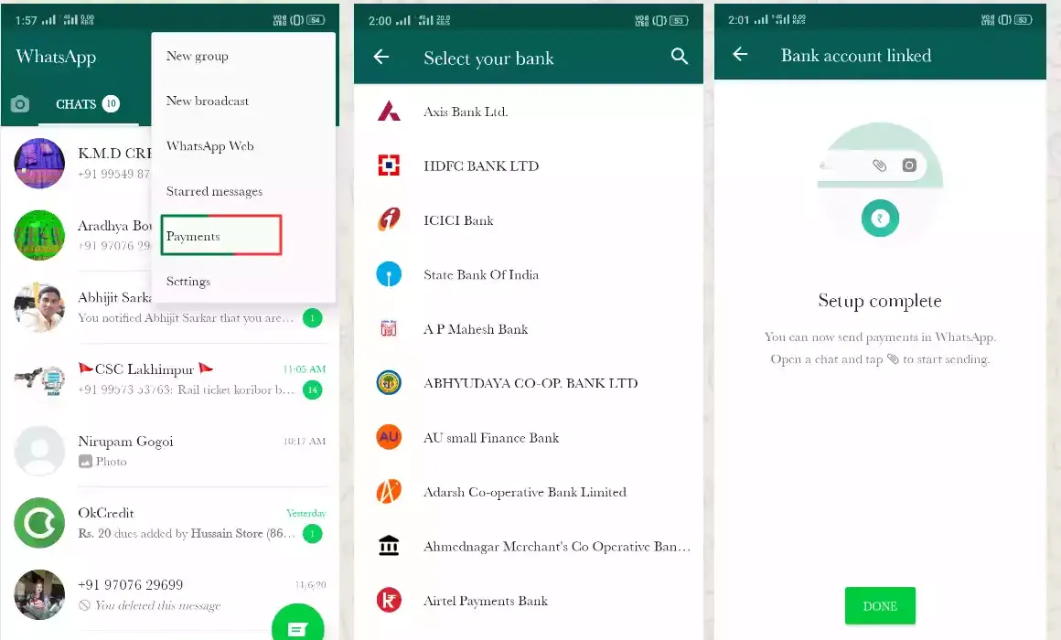 How to set up WhatsApp Payments