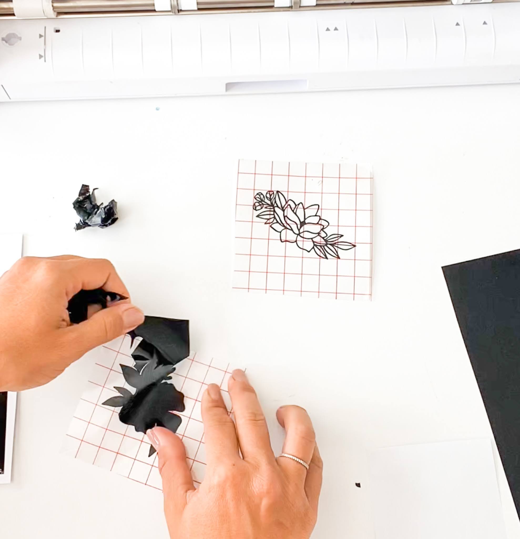 How to Reverse Weed Vinyl Small Letters and Tiny Cuts Silhouette School