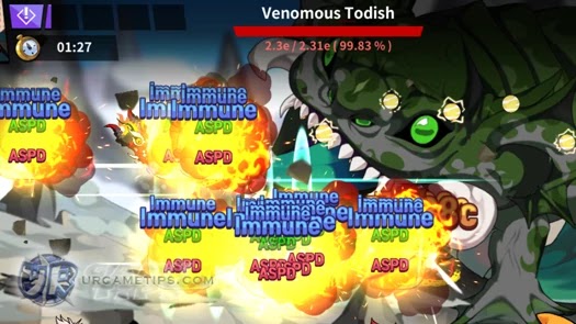 Lucid Adventure Idle RPG Venomous Todish Battle