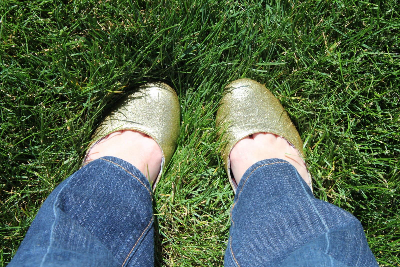 In my own words Mod Podge Glitter Shoes