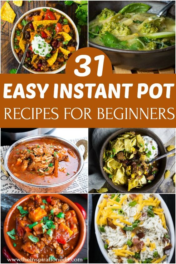 31 Easy Instant Pot Recipes For Beginners - Viral Food Recipes