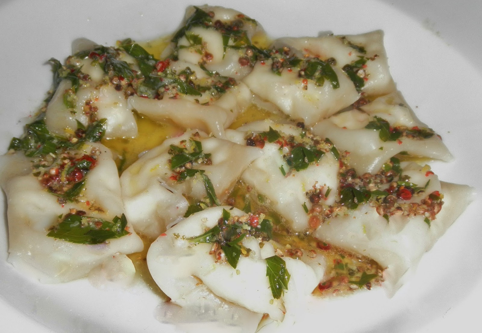 Cecelia Heer's Culinary Corner: LEMON AND GOAT CHEESE RAVIOLI TOPPED ...