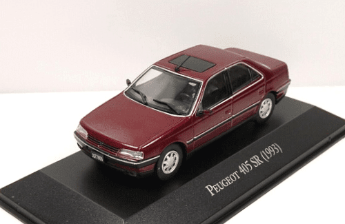 Peugeot 405 SR 1993 1:43, autos inolvidables argentinos 80 90