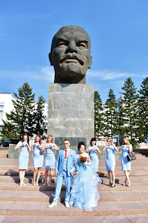 Свадьба в голубом цвете