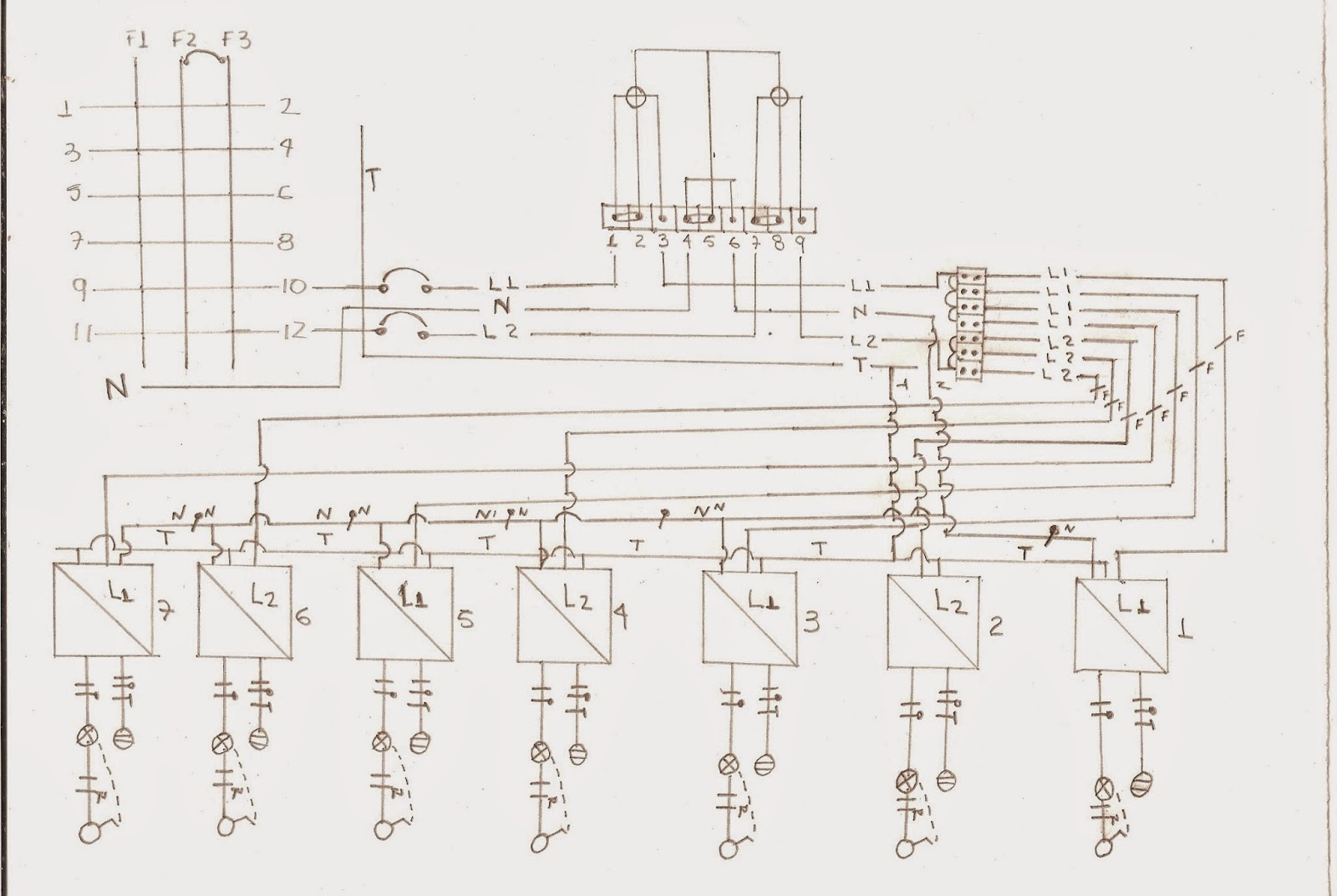 Diagrama Electrico Caja De 12 Circuitos