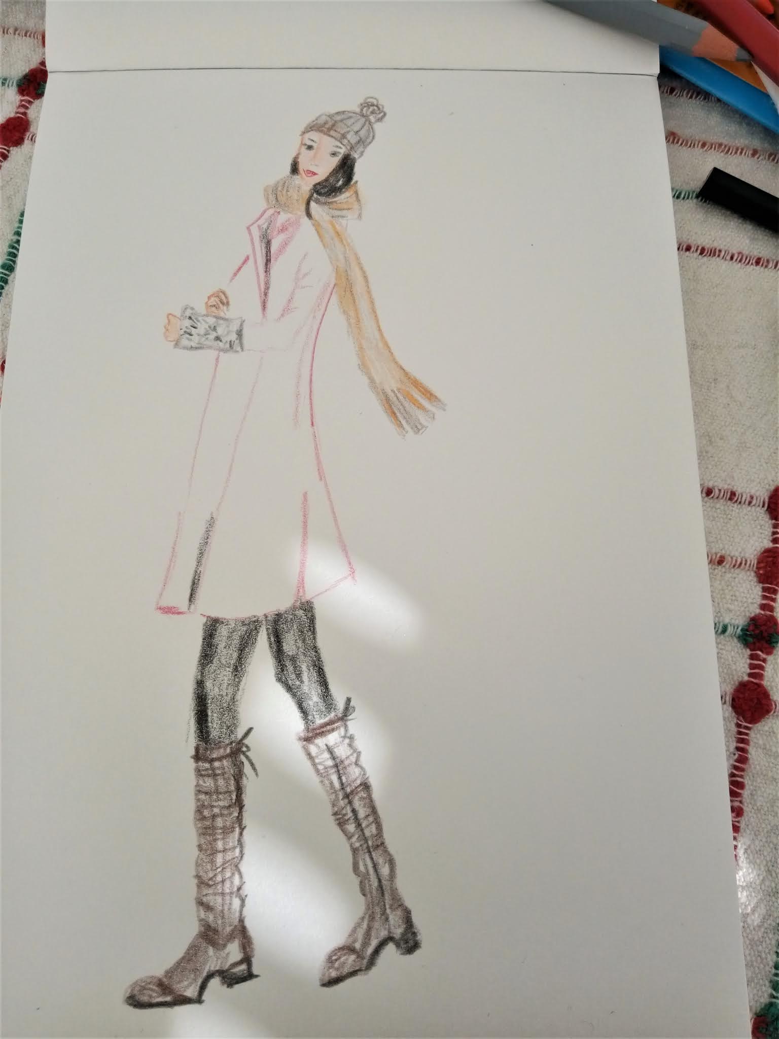#modaodaradosti blog fashion sketch