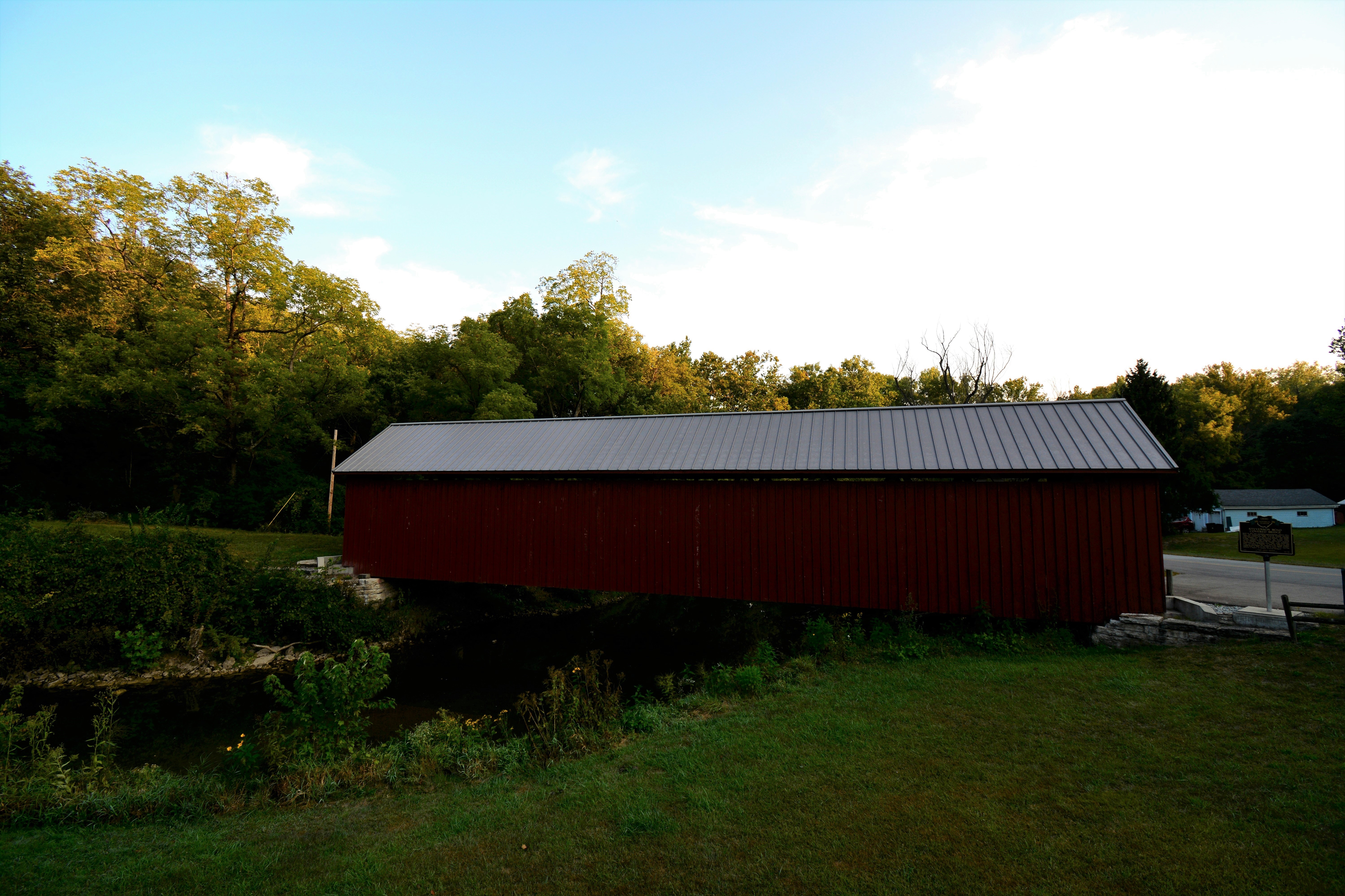 COVERED BRIDGES IN OHIO + STEVENSON ROAD COVERED BRIDGE XENIA, OHIO