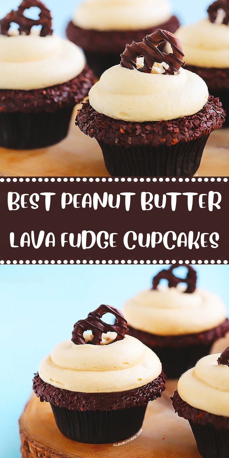 BEST PEANUT BUTTER LAVA FUDGE CUPCAKES Jolly Lotus
