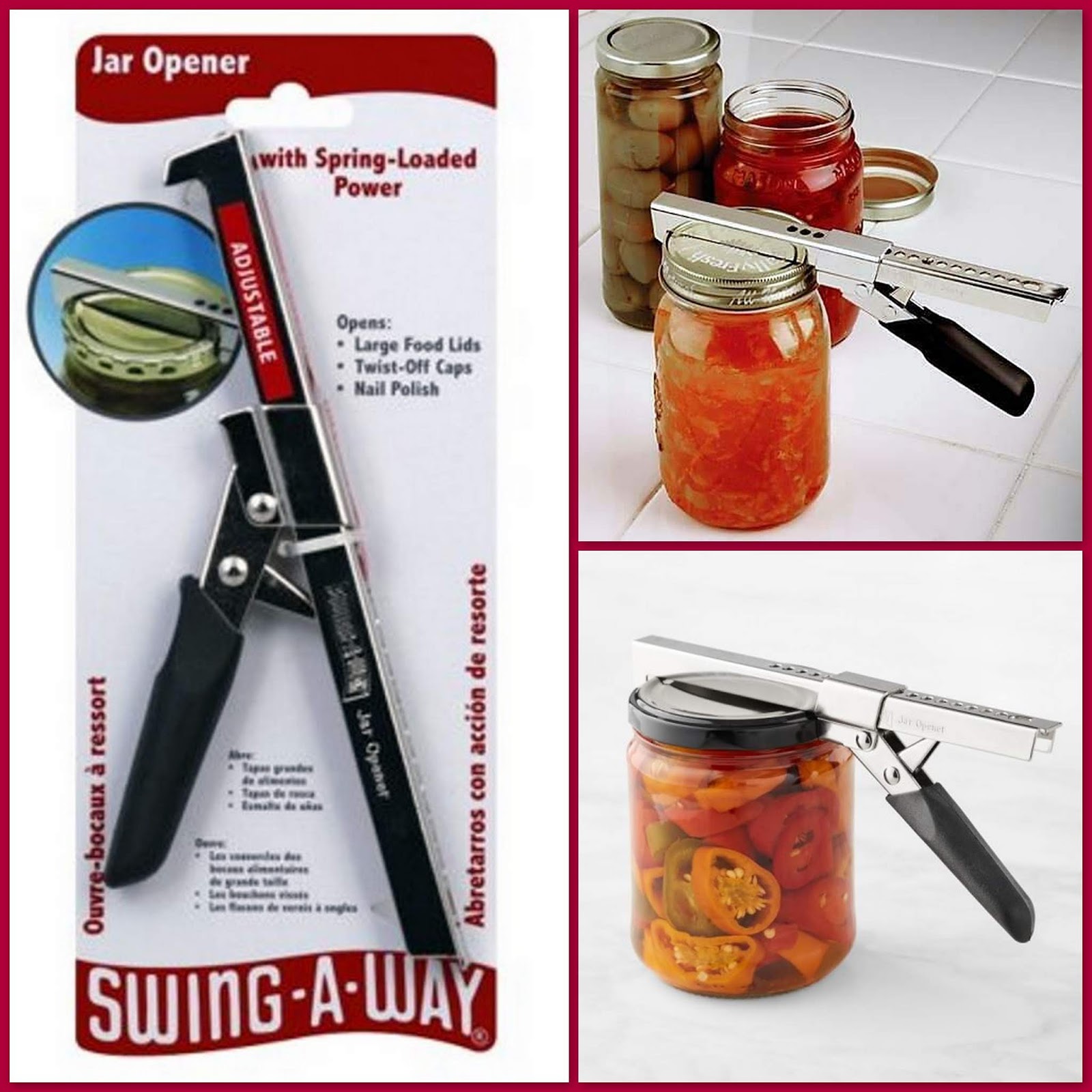 The Iowa Housewife: Kitchen Equipment ReviewSwing-a-Way Jar Opener