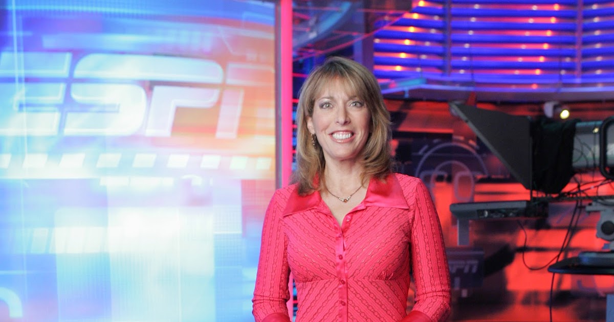 Ladies in Satin Blouses: Linda Cohn - pink silk blouse