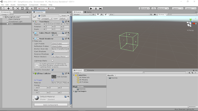 Unity Basic Tutorial #3 - 3D Object (Create Cube) - Technology Multimedia