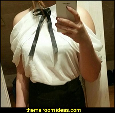 Solid Color Off-Shoulder Women's Chiffon Blouse Solid Color Off-Shoulder Women's Chiffon Blouse