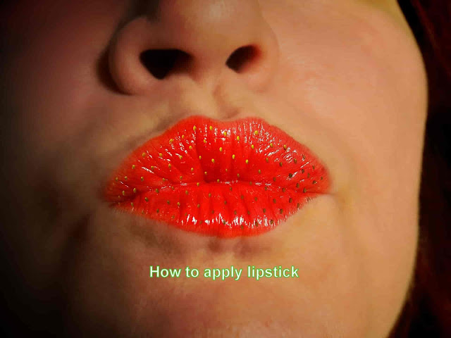 How to apply lipstick-How to use lipstick in Hindi