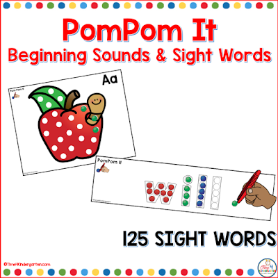 Kids need to develop their fine motor skills to help with their writing - so why not make it fun with these hands on playdough and pompom printables! Focus on letters and 125 sight words, easy to prep and can be used all year .long! Perfect literacy centers and morning work Fine Motor Activities for kids