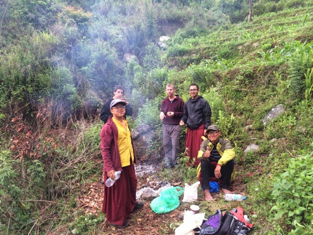 Camping on the way to Yangri