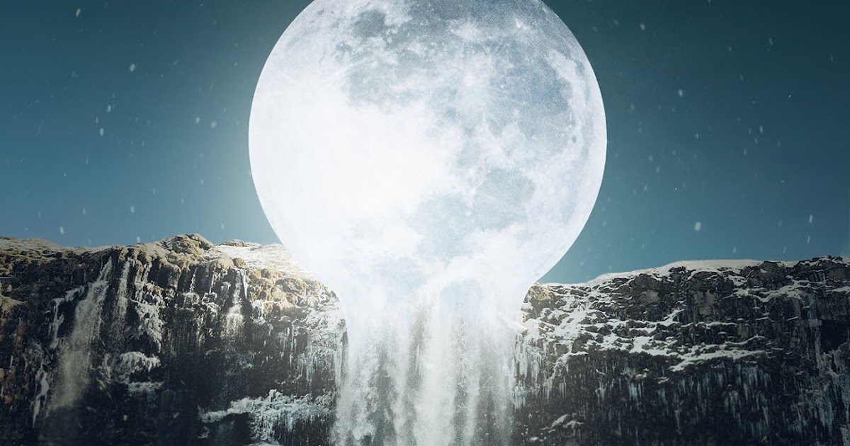 Surreal Moon Waterfall Photo Manipulation Photoshop Tutorial Rafy A
