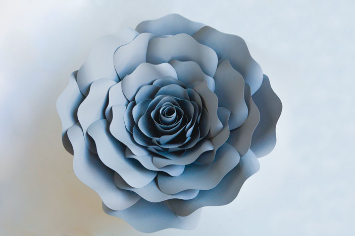 DIY: Cómo hacer flores gigantes de papel - Dibujos de Colores