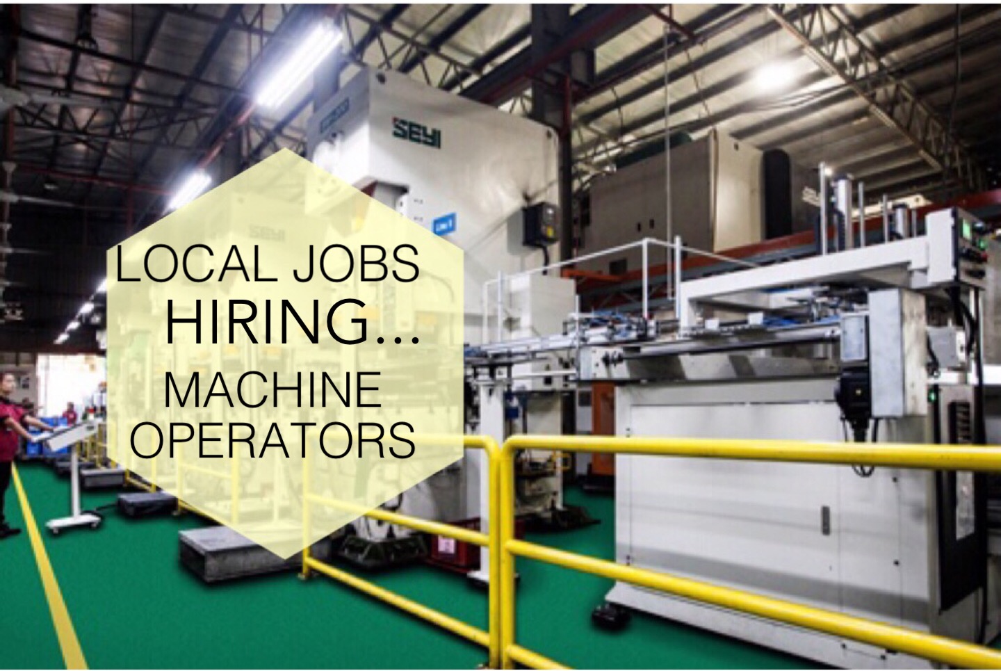 Rizal Hiring Machine Operator for Fine Works Stamping Services and