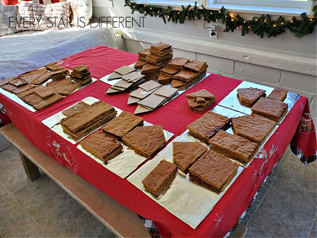 Gingerbread Christmas Project Pieces