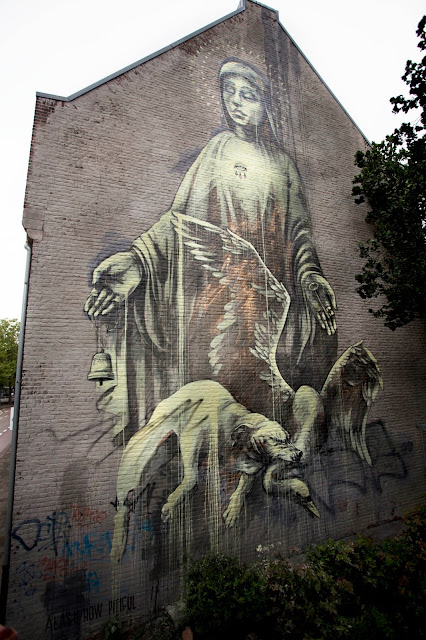 "Alas! how pitiful." street art  Mural By Faith47 In Heerlen, Netherlands. 3