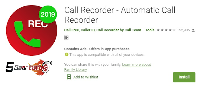 تنزيل برنامج  تطبيق Automatic Call Recorder (تسجيل مكالمات تلقائي) لتسجيل المكالمات