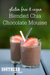 Healthy Blended Chia Chocolate Mousse Recipe 