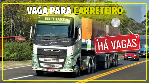 Transportadora Buturi abre vagas para carreteiro 