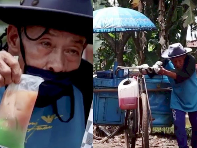 Kisah Mbah Jariman, Terbungkuk Jual Es Cendol Demi Berangkat Haji ke Tanah Suci, Mimpi Lihat Ka'bah