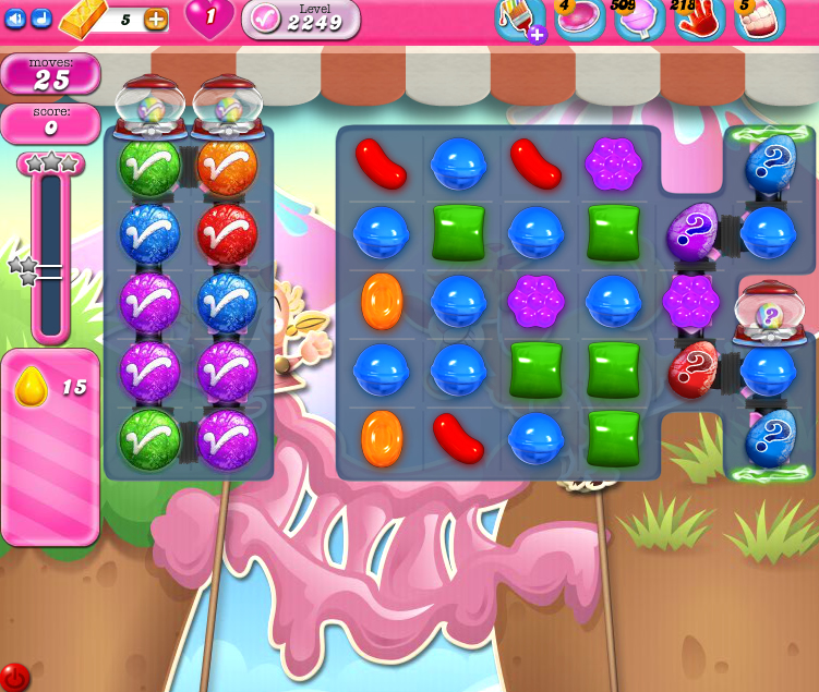 Candy Crush Saga level 2249 Candy Crush Saga level 2249