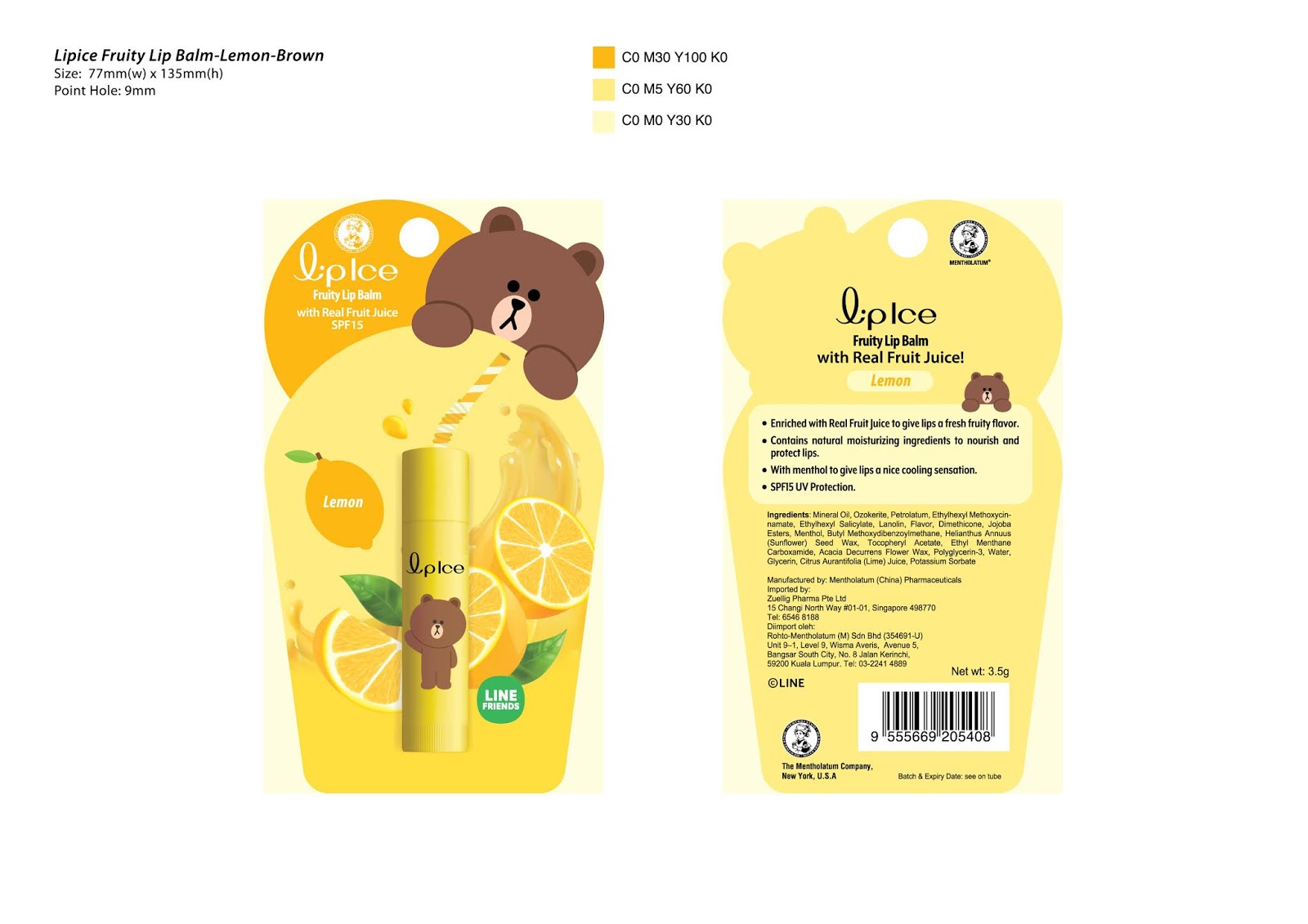 New Mentholatum LipIce Line Friends Lipbalm Collection Farah Dafri