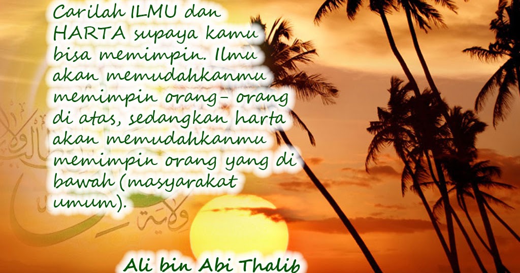 Koleksi Cemerlang 20+ Gambar Kata Kata Bijak Ali Bin Abi Thalib