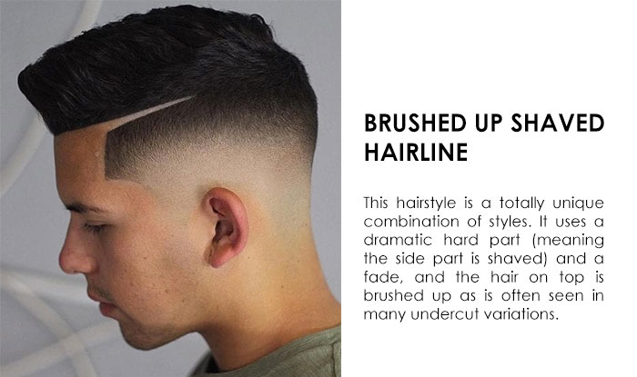 Brushed Up Shaved Hairline | 29 Different type of Tapper Fade Haircuts for Men | NeoStopZone