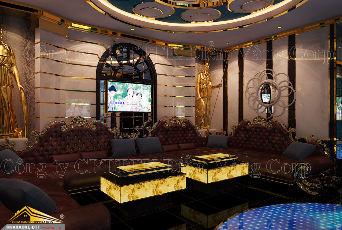 Thiết kế phòng karaoke 3D Ảnh Full chất lượng cao 3