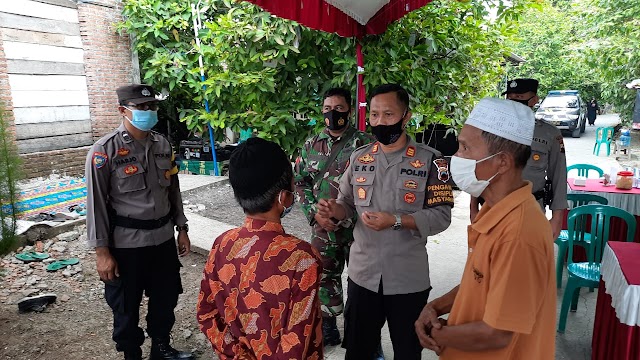 Pemberlakuan Dan Penerapan PPKM Darurat, TNI/Polri Bubarkan Paksa Acara Hajatan Pernikahan Warga
