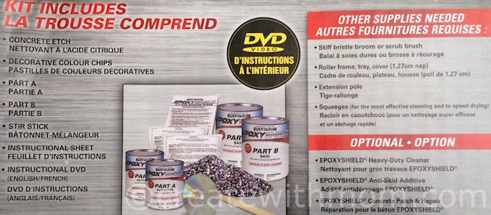 Create With Mom: Our Garage transformation using Rust-oleum Epoxy