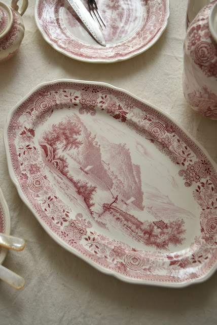 古道具 Lelietje van dalen: ドイツアンティーク Villeroy＆Boch