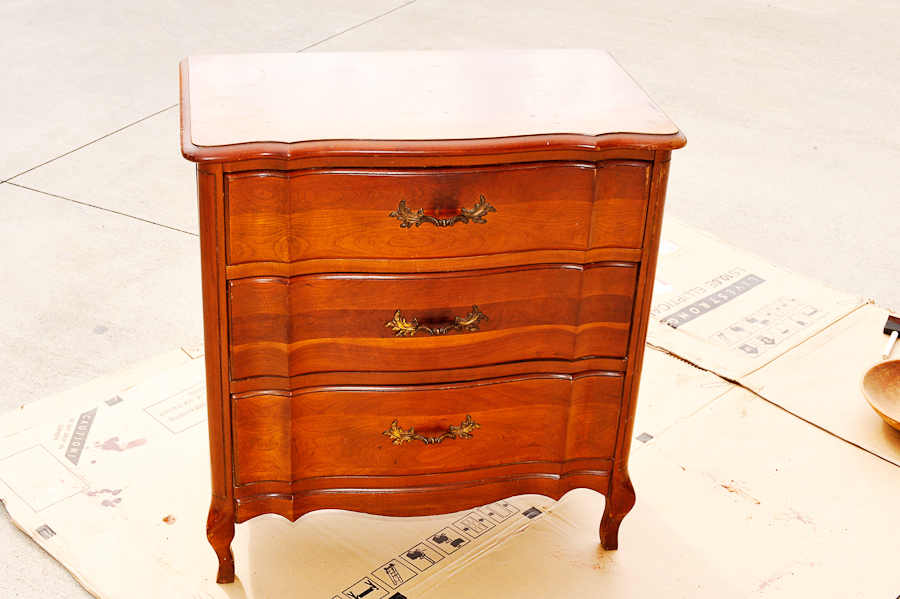 Need A Latte Mom Refinished Night Stand a Craigslist Find