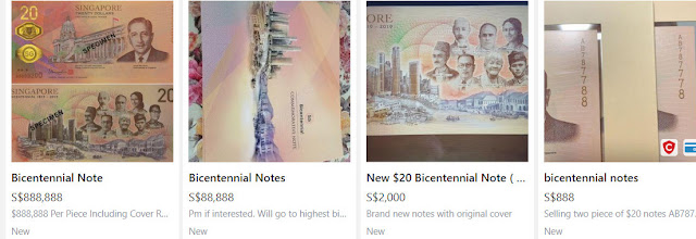 Would you pay $888,888 for $20 Bicentennial notes?