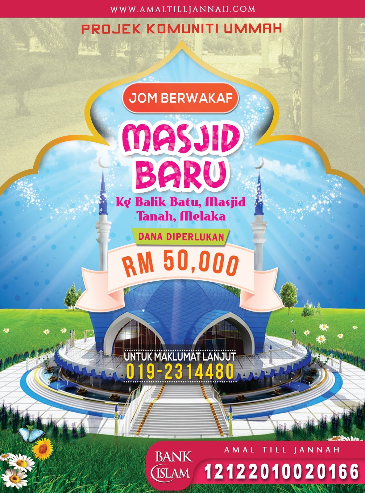 Masjid 2021 wakaf HD Komitmen