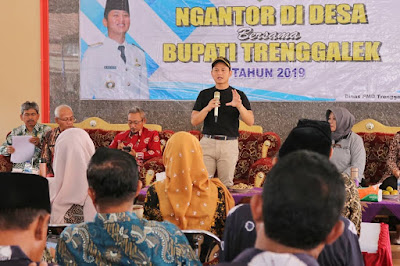 Kembali Ngantor di Desa, Bupati Nur Arifin Sampaikan Fokus Pemkab Trenggalek di Tahun 2020