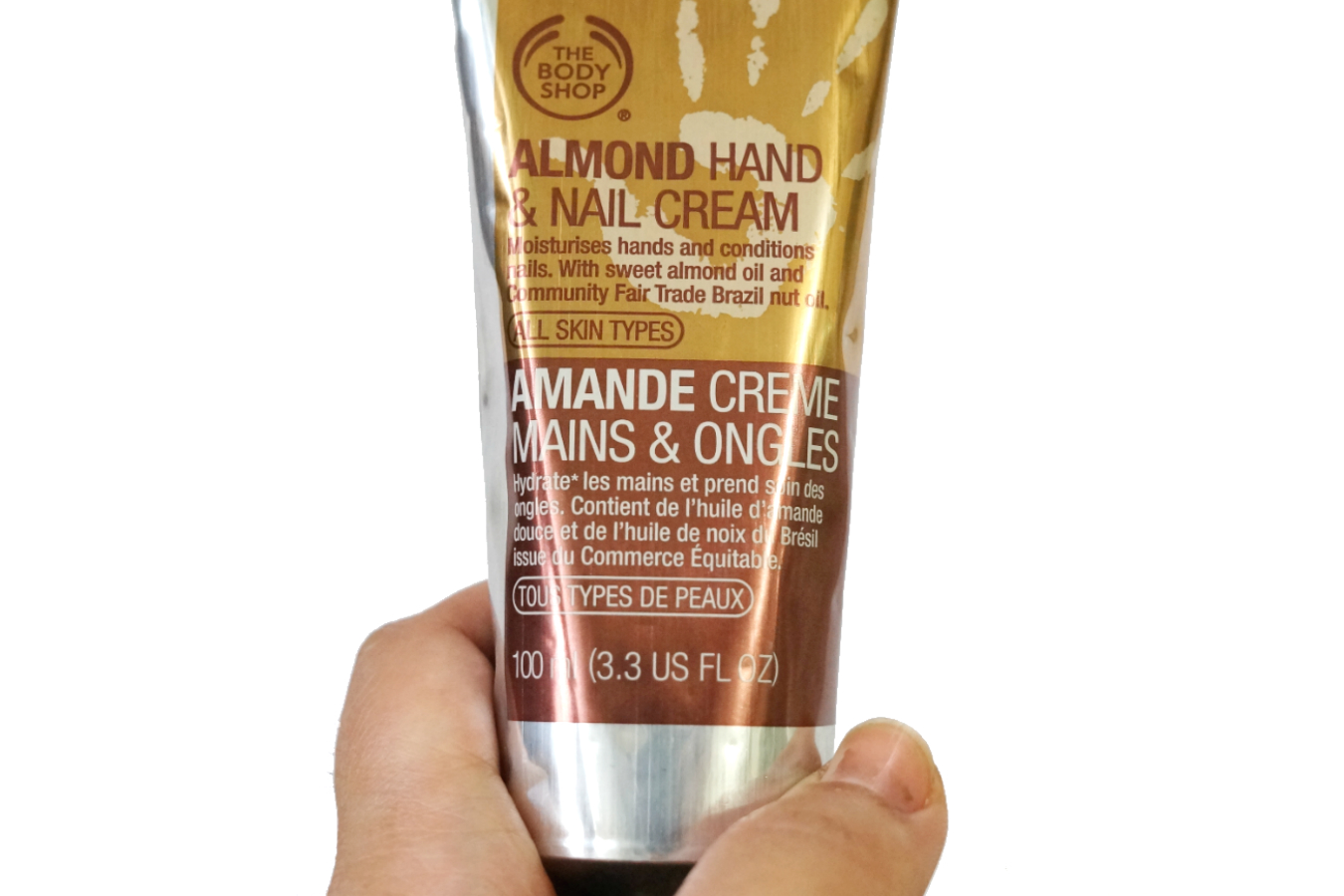 The Body Shop Almond Hand and Nail Cream Review Jello Beans