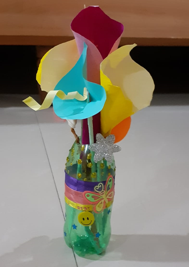 Easy Crafts - Explore your creativity: DIY Flower vase - Craft 13