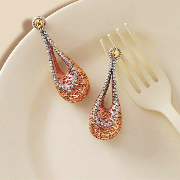 Designer diamond earrings