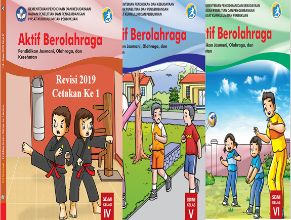 Buku PJOK K2013 Revisi 2019 Untuk Siswa Kelas 4,5,6 SD/MI