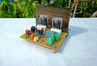 100 watts mono amplifier using TOSHIBA C5198 & A1941 transistor.