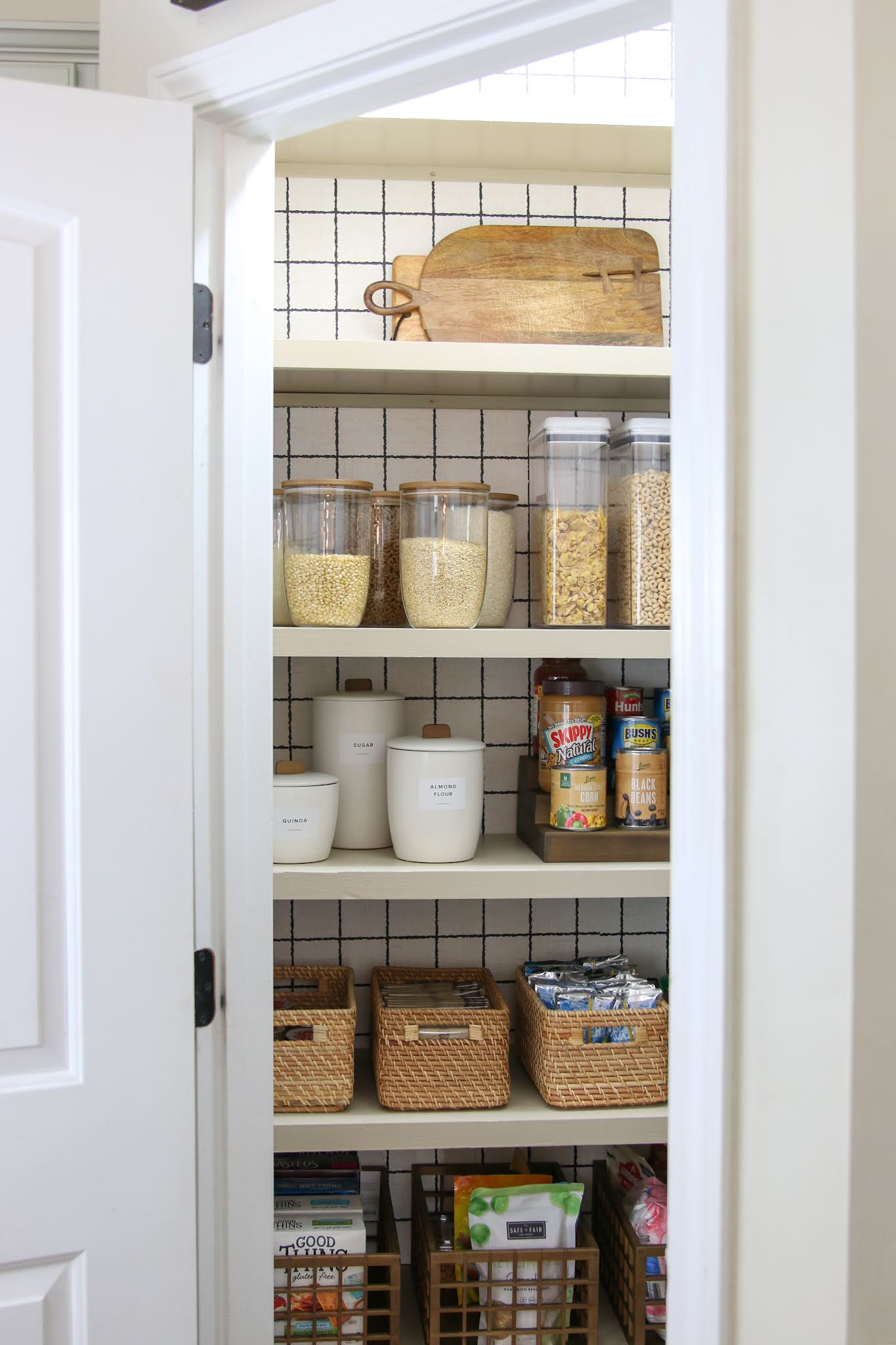 How to create an organized, practical, and pretty pantry plus a before and after you won't believe!