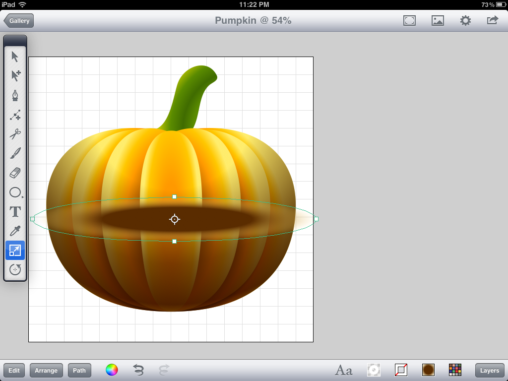 DigitalDrawer: Draw a Pumpkin