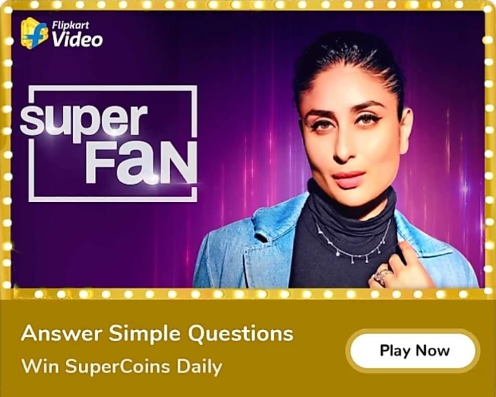 Flipkart Quiz Flipkart Video Answer Flipkart Fan Quiz 2025