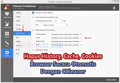 Cara Membersihkan History Browser Secara Otomatis dengan CCleaner